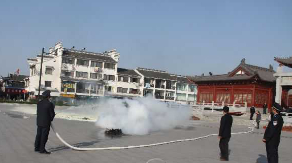 中国漕运博物馆2011年11月21日安全消防实战演练活动